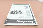 Simplicity 7100 Hydrostatic Series Parts Manual TP-843-04. Fixed Price $5.00.