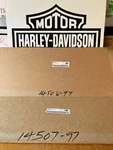 Harley-davidson Front Fender Decal Set Blue Flsts Nos P/n 14507-97 14508-97. Fixed Price $143.26.