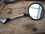 Vintage Motorcycle Rear View Round Mirror Susuki ?? E6 5543 Tanaka Japan. Fixed Price $29.31.