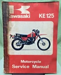 Genuine Kawasaki 99924-1010-04 KE125 Service Manual 1981. Fixed Price $24.01.