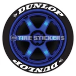 Tire Letters - Dunlop 1.50" For 14" 15" 16" Wheels (8 Permanent Sticker). Fixed Price $114.99.