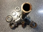 Oem Kawasaki A1 A7 Ss Lower Triple Tree Fork Steering Base Stem Unit Vtg Mc. Fixed Price $19.99.