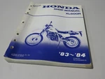 Honda Factory Shop Manual 83 84 61MG201. Fixed Price $99.99.