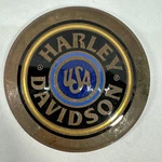 Nos Genuine Harley Davidson Medallion Emblem Fuel Tank Right 61837-00. Fixed Price $71.99.
