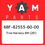 68F-82553-60-00 Yamaha Trim Harness 6M (20') 68F825536000, New Genuine Oem. Fixed Price $144.04.