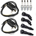 2X Ignition Coils + Spark Plugs For Kawasaki KZ650 KZ900 KZ1000. Fixed Price $69.99.