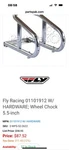 Wheel Chock Fly Racing 5 1/2IN.. Fixed Price $48.00.