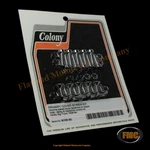 Colony 8155-30, Primary Cover Screw Kit, 1936-1964 Big Twins, Slotted, Chrome. Fixed Price $30.00.
