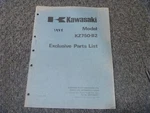 1977 Kawasaki KZ750-B2 Motorcycle Parts Catalog Manual 99997-659-51. Fixed Price $116.49.