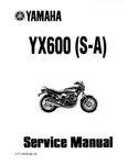 Yamaha Radian YX600 (s-a) 1986 1990 Workshop Service Manual LIT-11616-06-16. Fixed Price $40.00.