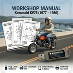 Kawasaki KV75 1976 1977 1978 1979 1980 Service Repair Shop Manual On Usb. Fixed Price $23.99.