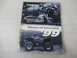 Yamaha 1999 Motorcycle & Atv Technical Update Service Manual P/n LIT-17500-00-99. Fixed Price $8.38.