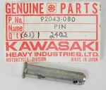 Nos Genuine Kawasaki H1 KZ1300 KZ1000 Footrest Bar Fitting Pin Oem 92043-080. Fixed Price $7.73.