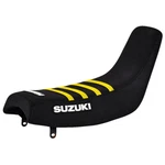 Suzuki Ds 80 Gripper Seat Cover 1983 - 2000 All Black / Yellow Ribs Logo #150. Fixed Price $54.95.
